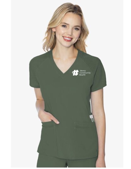 MC7425 Med Couture Touch Women's Raglan Sleeve Top