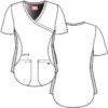 1057 Ava Therese Madi Side Knit Mock Wrap Top - Image 2
