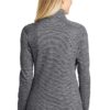 Port Authority Ladies Digi Stripe Fleece Jacket. L231 - Image 2