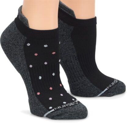 Nursemates Ankle Compression 2 Pack Compression Anklet Socks