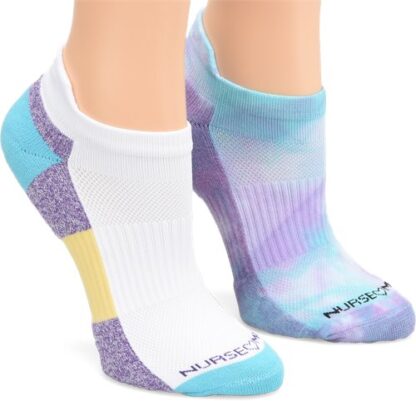 Nursemates Ankle Compression 2 Pack Compression Anklet Socks