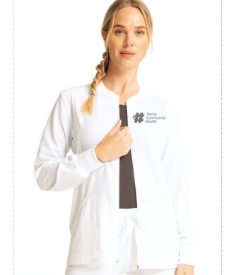 CKA384 Allura Zip-Front Jacket