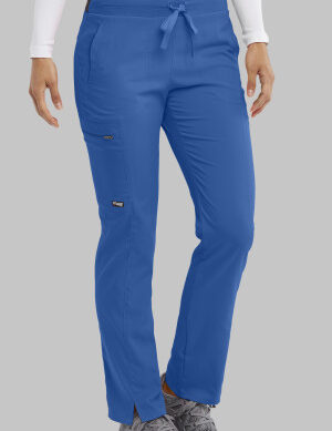 GRSP500 Spandex Stretch Kim Drawstring Straight Leg Pant
