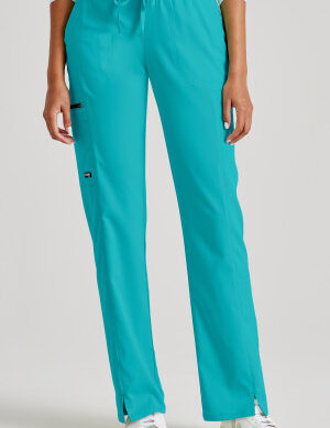 GRSP500 Spandex Stretch Kim Drawstring Straight Leg Pant
