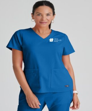 GRST011 Spandex Stretch Emma V-Neck Top