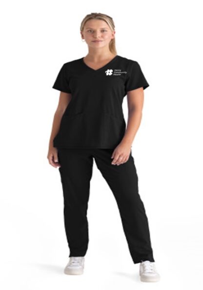 GRST045A Spandex Stretch Serena V-Neck Top