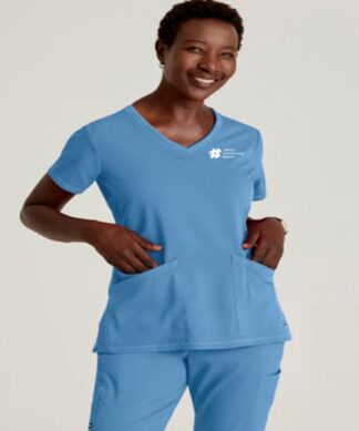 GRST045A Spandex Stretch Serena V-Neck Top