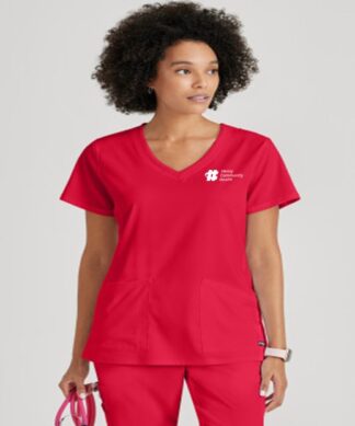 GRST045A Spandex Stretch Serena V-Neck Top