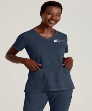 GRST045A Spandex Stretch Serena V-Neck Top