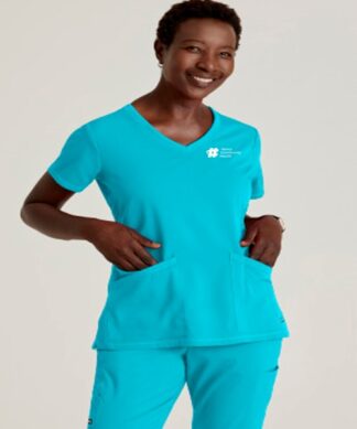 GRST045A Spandex Stretch Serena V-Neck Top