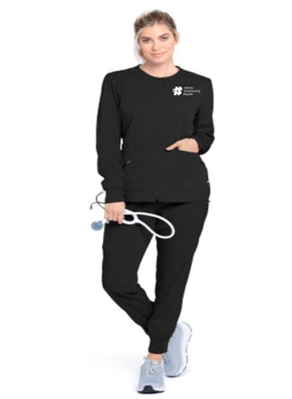 GRSW017 Spandex Stretch Millie Warm-Up Jacket