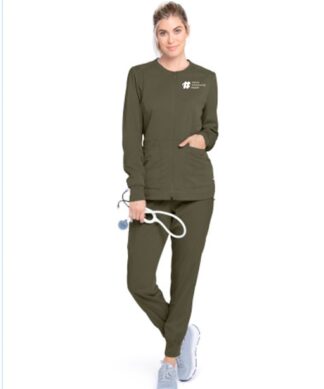GRSW017 Spandex Stretch Millie Warm-Up Jacket