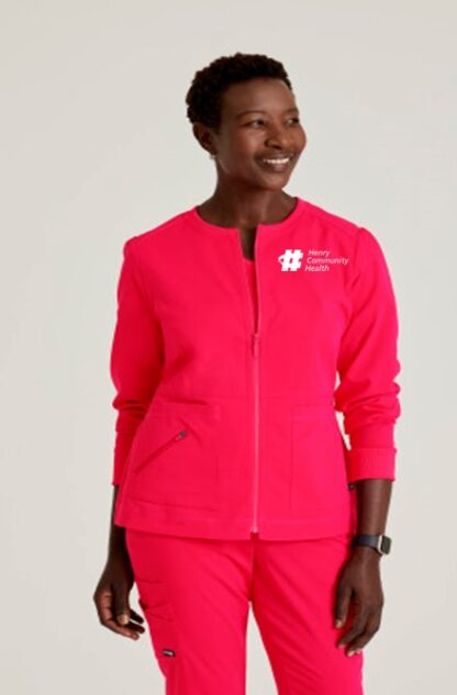 GRSW017 Spandex Stretch Millie Warm-Up Jacket