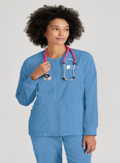 GRSW873A Spandex Stretch Gianna Warm-Up Jacket