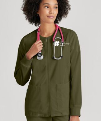 GRSW873A Spandex Stretch Gianna Warm-Up Jacket