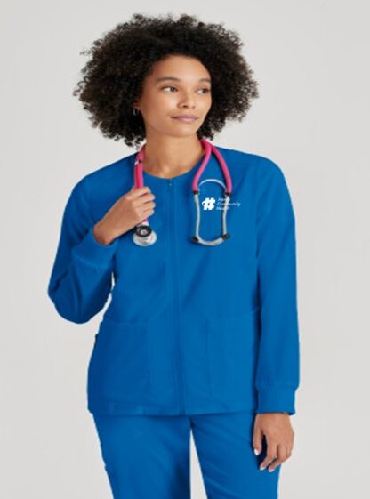 GRSW873A Spandex Stretch Gianna Warm-Up Jacket