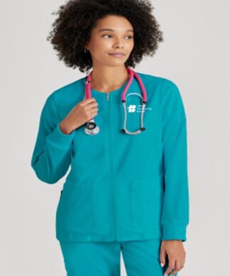 GRSW873A Spandex Stretch Gianna Warm-Up Jacket