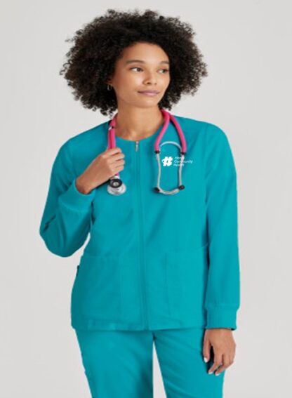 GRSW873A Spandex Stretch Gianna Warm-Up Jacket