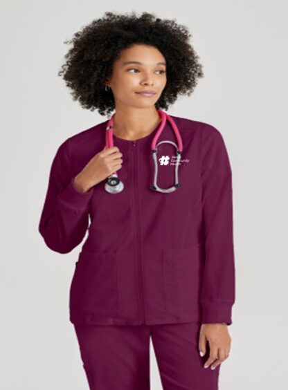 GRSW873A Spandex Stretch Gianna Warm-Up Jacket
