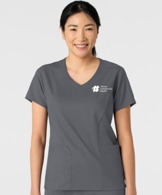 6251 Boundless 2-Pocket V-Neck Top