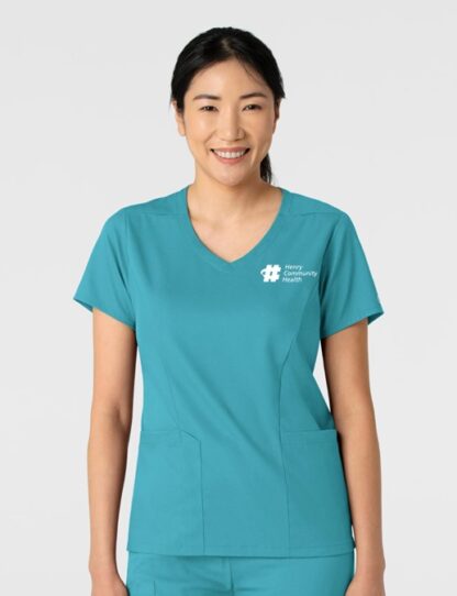 6251 Boundless 2-Pocket V-Neck Top