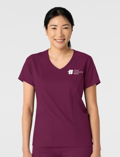 6251 Boundless 2-Pocket V-Neck Top