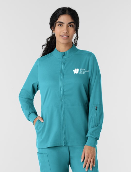 8151 Boundless Zipper Warm-Up Jacket