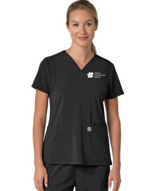C13210 Force Cross-Flex Flex Panel V-Neck Top
