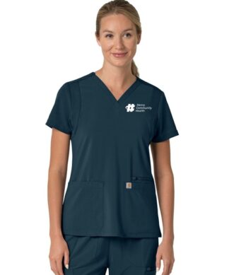 C13210 Force Cross-Flex Flex Panel V-Neck Top