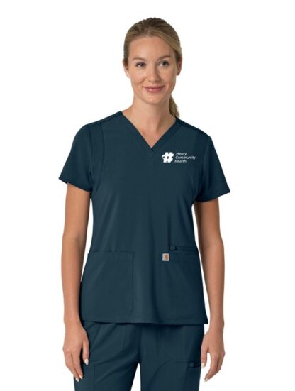 C13210 Force Cross-Flex Flex Panel V-Neck Top