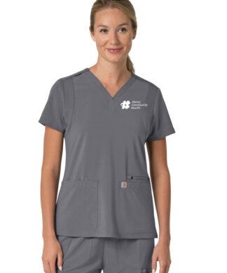 C13210 Force Cross-Flex Flex Panel V-Neck Top