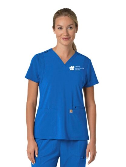 C13210 Force Cross-Flex Flex Panel V-Neck Top