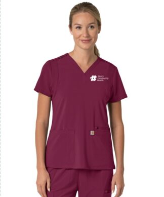 C13210 Force Cross-Flex Flex Panel V-Neck Top
