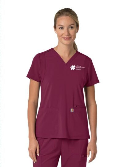 C13210 Force Cross-Flex Flex Panel V-Neck Top