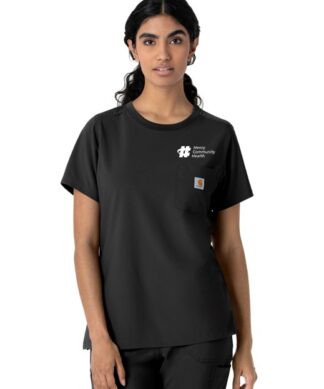 C13510 Force Cross-Flex Crew Neck Scrub Top