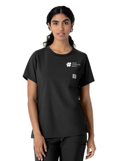 C13510 Force Cross-Flex Crew Neck Scrub Top