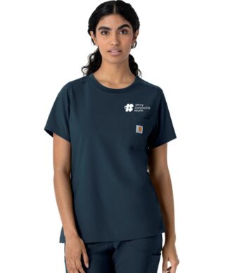 C13510 Force Cross-Flex Crew Neck Scrub Top