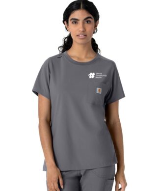 C13510 Force Cross-Flex Crew Neck Scrub Top