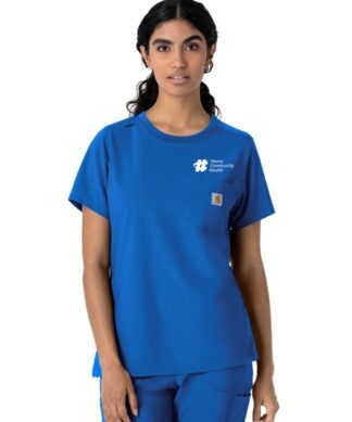 C13510 Force Cross-Flex Crew Neck Scrub Top