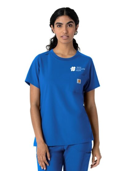 C13510 Force Cross-Flex Crew Neck Scrub Top