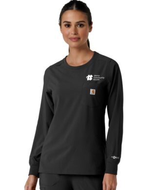 C13610 Force Cross-Flex Crew Neck Scrub Top