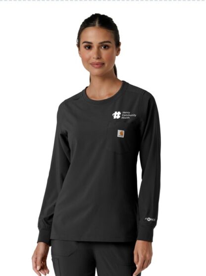 C13610 Force Cross-Flex Crew Neck Scrub Top