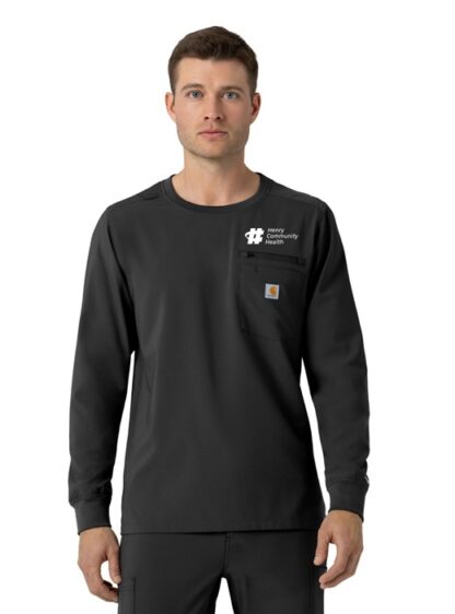 C16610 Force Cross-Flex Crew Neck Long Sleeve Top