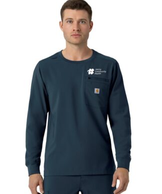 C16610 Force Cross-Flex Crew Neck Long Sleeve Top