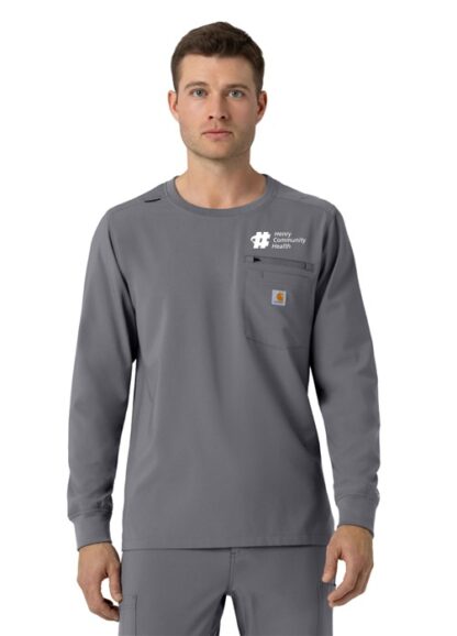 C16610 Force Cross-Flex Crew Neck Long Sleeve Top