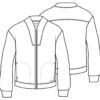 CK353 Achieve Zip-Front Warm Up Jacket - Image 2