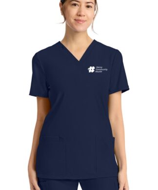 CK832 Achieve 2-Pocket V-Neck Top