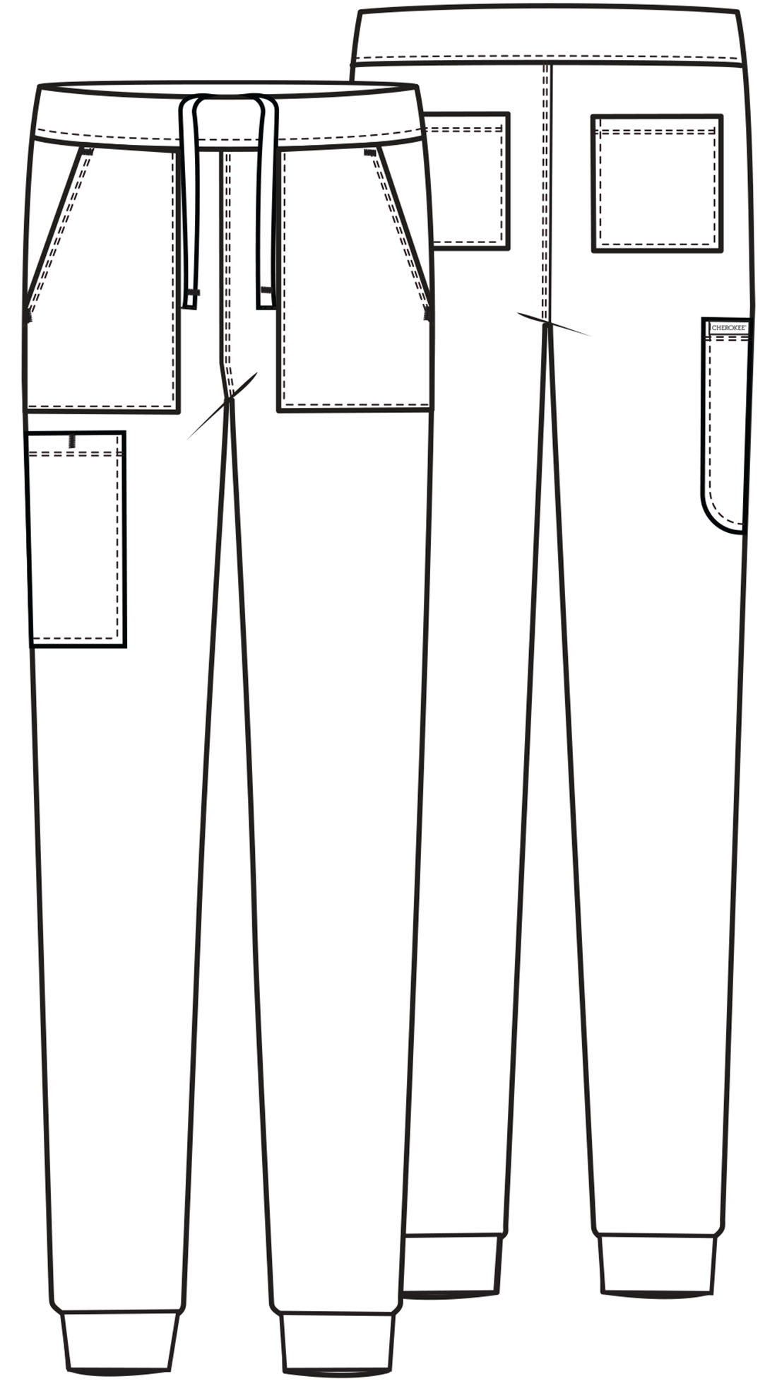 CK034 Achieve 5-Pocket Jogger Pant - Image 2