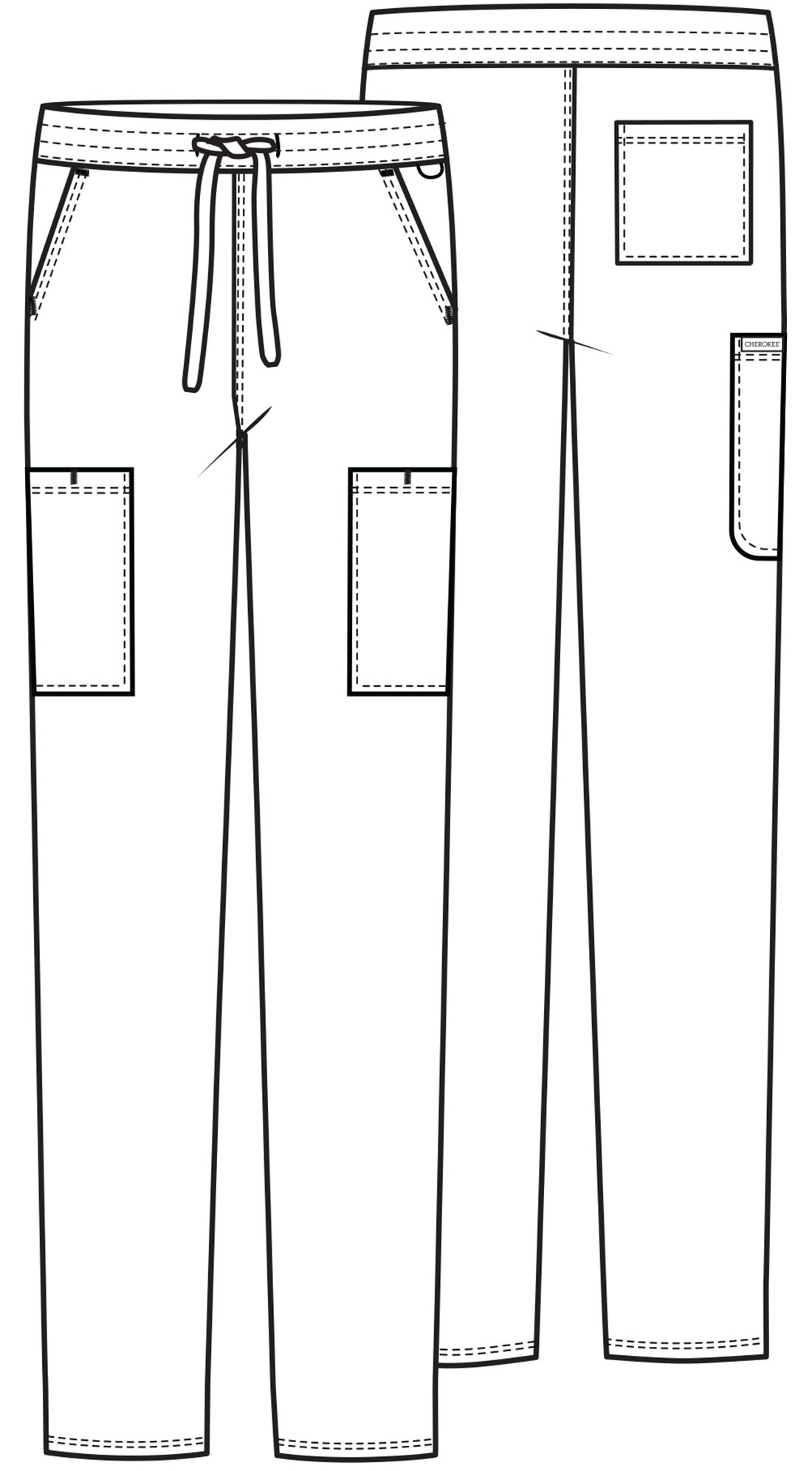 CK036 Achieve 5-Pocket Straight Leg Pant - Image 2