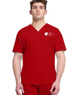 CK729 Achieve 3-Pocket V-Neck Top
